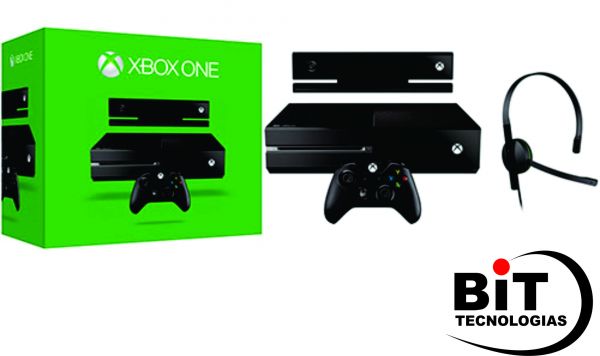 XBOX ONE 500 GB + Novo Kinect +Headset +Controle Wireless